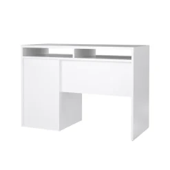 Bureaus< Bureau Boston Hoogglans Wit - 111x78x49 cm