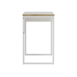 Bureaus< Bureau Boston Wit / Eiken - 130x77x49 cm