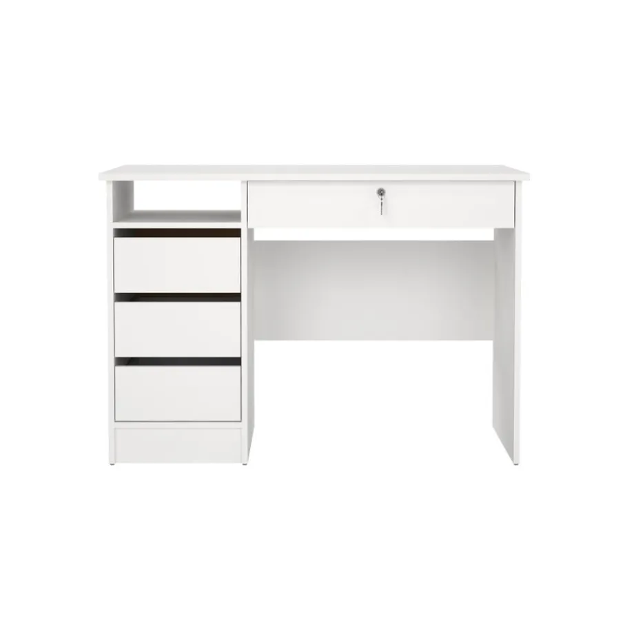 Bureaus< Bureau Boston Wit - 110x76x49 cm