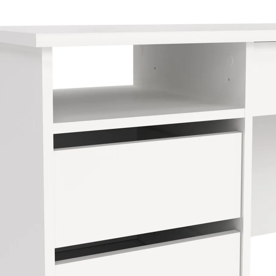 Bureaus< Bureau Boston Wit - 110x76x49 cm
