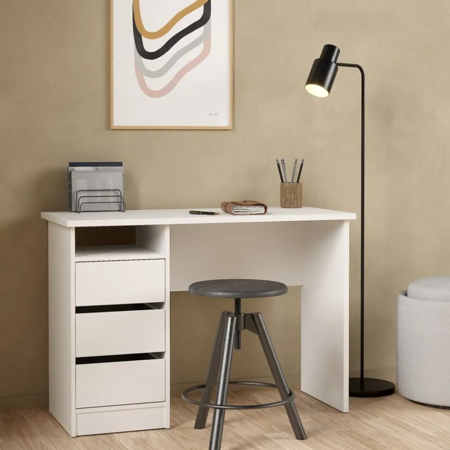 Bureaus< Bureau Boston Wit - 110x76x49 cm