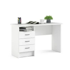 Bureaus< Bureau Boston Wit - 121x73x49 cm