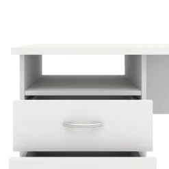 Bureaus< Bureau Boston Wit - 121x73x49 cm