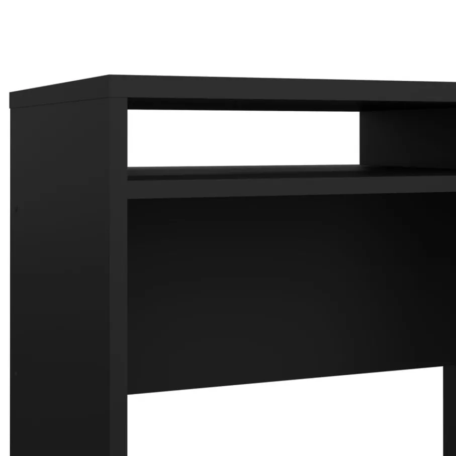 Bureaus< Bureau Boston Zwart - 111x78x49 cm