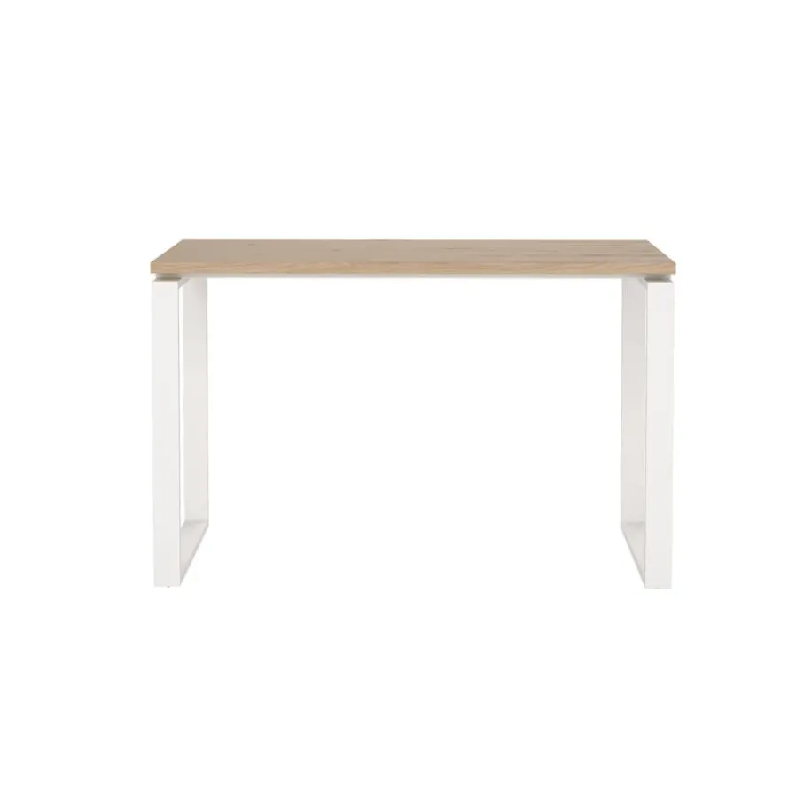 Bureaus|Sidetables< Bureau Bram Eiken / Wit - 120x76x60 cm