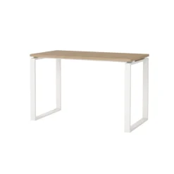 Bureaus|Sidetables< Bureau Bram Eiken / Wit - 120x76x60 cm