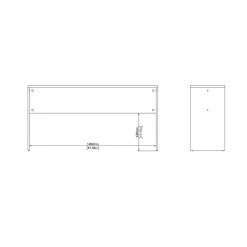 Bureaus< Bureau Bram Uitbreiding Donkergrijs - 150x76x40 cm