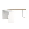 Bureaus< Bureau Bram Wit / Eiken - 150x76x60 / 150x76x40 cm