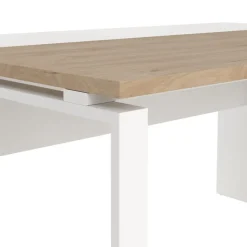 Bureaus< Bureau Bram Wit / Eiken - 150x76x60 / 150x76x40 cm