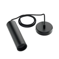 Hanglampen<Calex Hanglamp Pendel Zwart - GU10 - Ø 10 cm