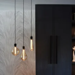 Hanglampen<Calex Hanglamp Retro Zwart - 150 cm