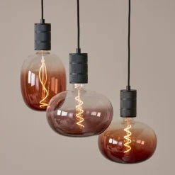Hanglampen<Calex Hanglamp Retro Zwart - 3 x E27 - Ø 40 cm