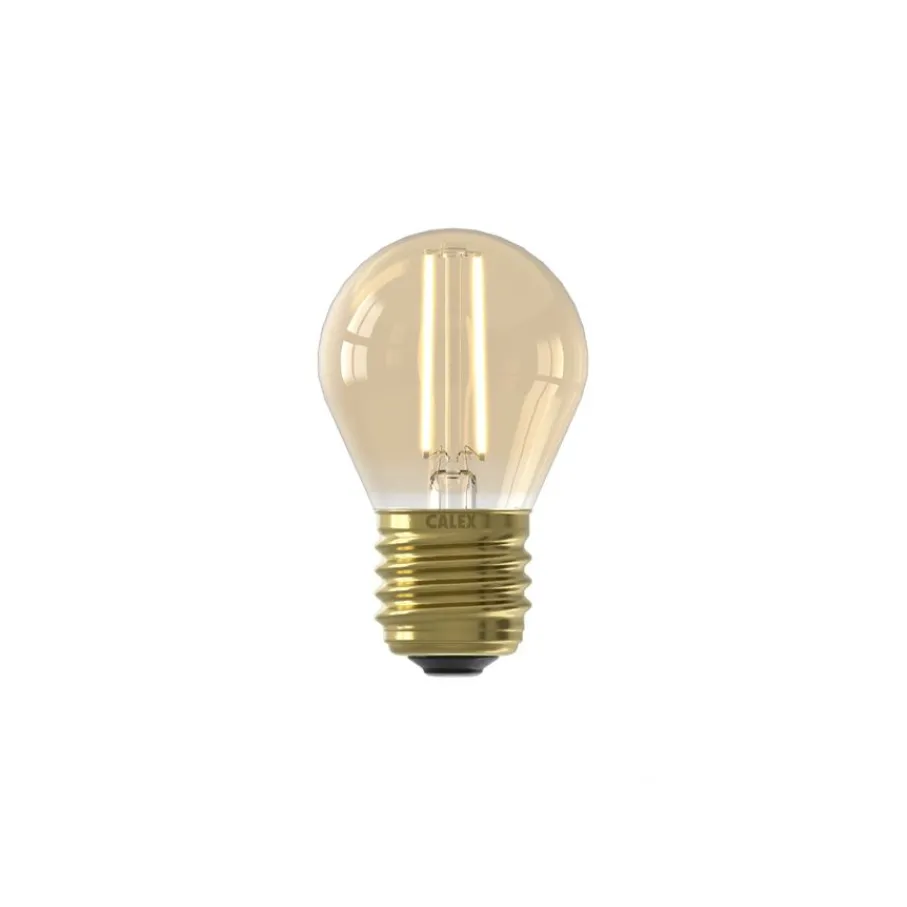 Lichtbronnen<Calex Lichtbron E27 Kogellamp Goud