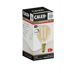 Lichtbronnen<Calex Lichtbron E14 Kogellamp Goud