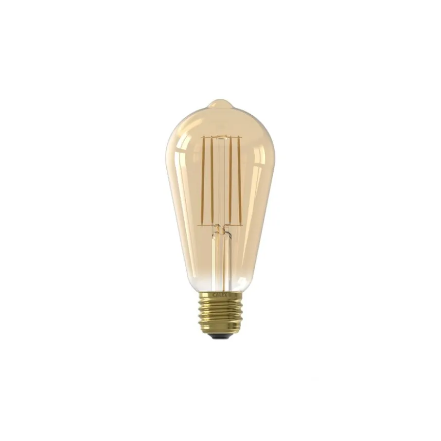 Lichtbronnen<Calex Lichtbron E27 Rustieklamp Goud