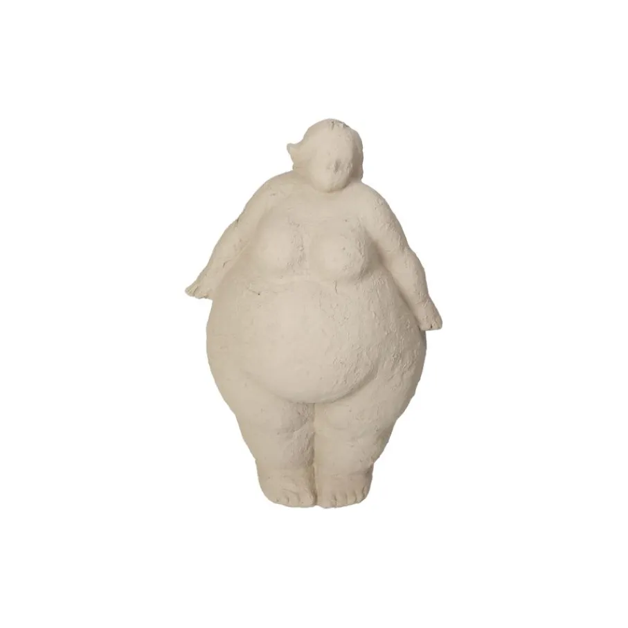 Decoratie Beelden< Deco Beeld Feline Beige - 26 cm hoog