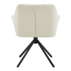 Eetkamerstoelen< Draaibare Eetkamerstoel Ana Beige