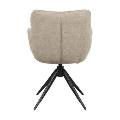 Eetkamerstoelen< Draaibare Eetkamerstoel Bente Beige