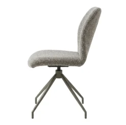 Eetkamerstoelen< Draaibare Eetkamerstoel Borup Lichtbruin