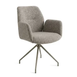 Eetkamerstoelen< Draaibare Eetkamerstoel Borup Lichtbruin