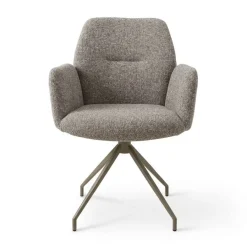 Eetkamerstoelen< Draaibare Eetkamerstoel Borup Lichtbruin