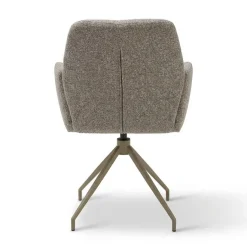Eetkamerstoelen< Draaibare Eetkamerstoel Borup Lichtbruin