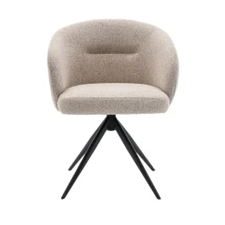 Eetkamerstoelen< Draaibare Eetkamerstoel Connor Greige