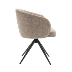 Eetkamerstoelen< Draaibare Eetkamerstoel Connor Beige