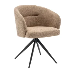 Eetkamerstoelen< Draaibare Eetkamerstoel Connor Mosterd