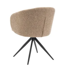Eetkamerstoelen< Draaibare Eetkamerstoel Connor Mosterd