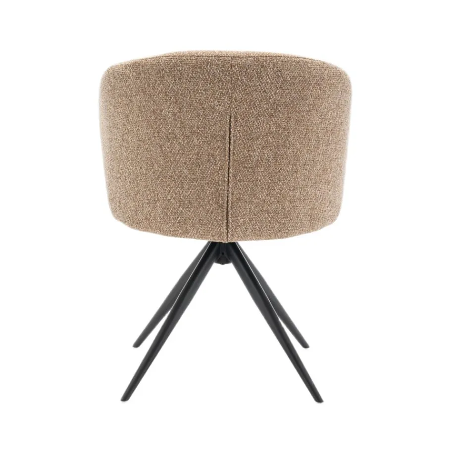 Eetkamerstoelen< Draaibare Eetkamerstoel Connor Mosterd