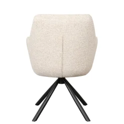 Eetkamerstoelen< Draaibare Eetkamerstoel Genk Beige