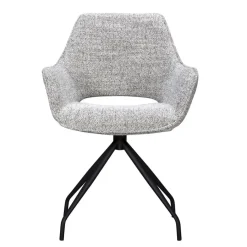 Eetkamerstoelen< Draaibare Eetkamerstoel Halfweg Grijs