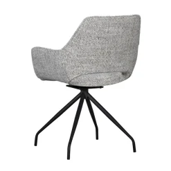 Eetkamerstoelen< Draaibare Eetkamerstoel Halfweg Grijs