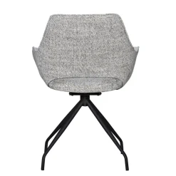 Eetkamerstoelen< Draaibare Eetkamerstoel Halfweg Grijs