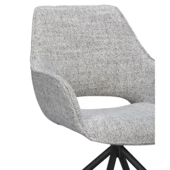 Eetkamerstoelen< Draaibare Eetkamerstoel Halfweg Grijs