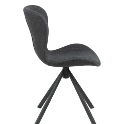 Eetkamerstoelen< Draaibare Eetkamerstoel Isak Donkergrijs