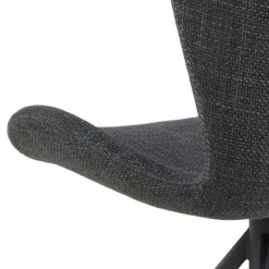 Eetkamerstoelen< Draaibare Eetkamerstoel Isak Donkergrijs