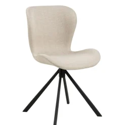 Eetkamerstoelen< Draaibare Eetkamerstoel Isak Beige