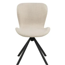 Eetkamerstoelen< Draaibare Eetkamerstoel Isak Beige