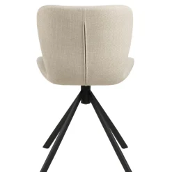 Eetkamerstoelen< Draaibare Eetkamerstoel Isak Beige