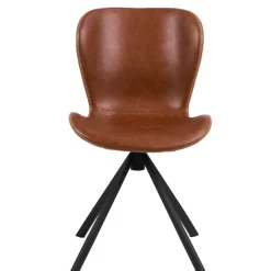 Eetkamerstoelen< Draaibare Eetkamerstoel Isak Cognac