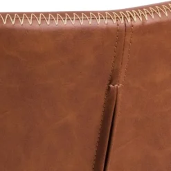Eetkamerstoelen< Draaibare Eetkamerstoel Isak Cognac