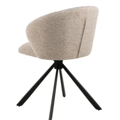 Eetkamerstoelen< Draaibare Eetkamerstoel Jaki Beige