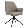 Eetkamerstoelen< Draaibare Eetkamerstoel Jerrel Taupe