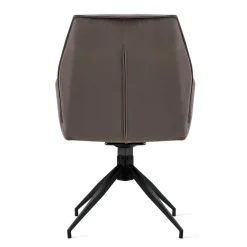 Eetkamerstoelen< Draaibare Eetkamerstoel Jerrel Grijs