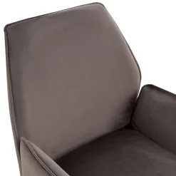 Eetkamerstoelen< Draaibare Eetkamerstoel Jerrel Grijs