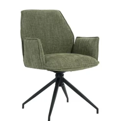 Eetkamerstoelen< Draaibare Eetkamerstoel Jerrel Groen