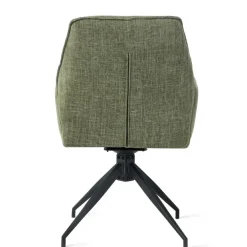 Eetkamerstoelen< Draaibare Eetkamerstoel Jerrel Groen
