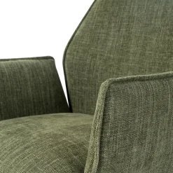 Eetkamerstoelen< Draaibare Eetkamerstoel Jerrel Groen